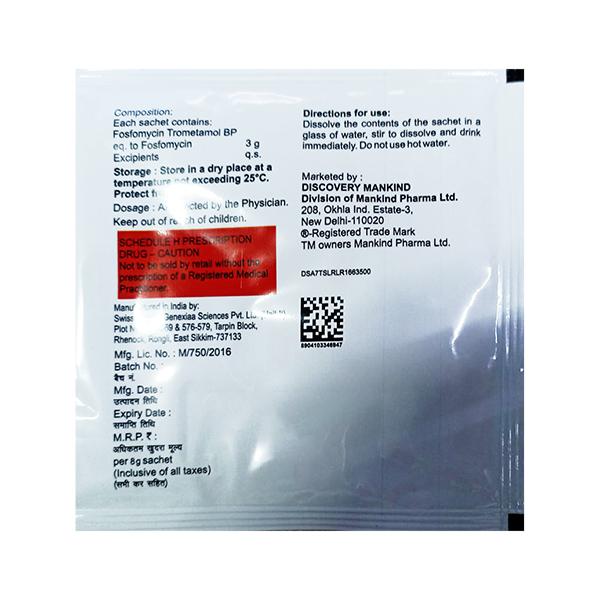 ZENFLOX UTI Orange Flavour Sachet 8g