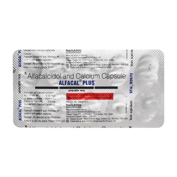 Alfacal Plus Capsule 10'S