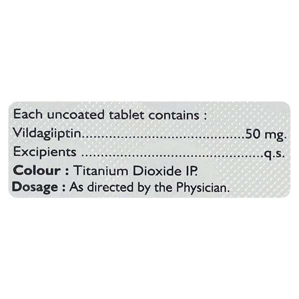 VILDASALT 50 Tablet 14's