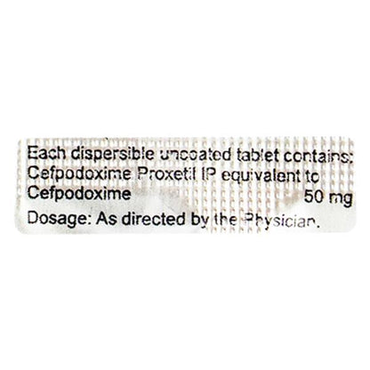 Zedocef DT 50mg Tablet 10'S