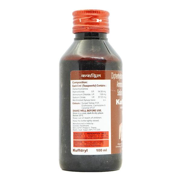 Kuffdryl Syrup 100ml - Global Surgicals