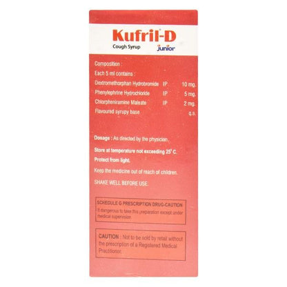 KUFRIL D JUNIOR Syrup 60ml - Global Surgicals