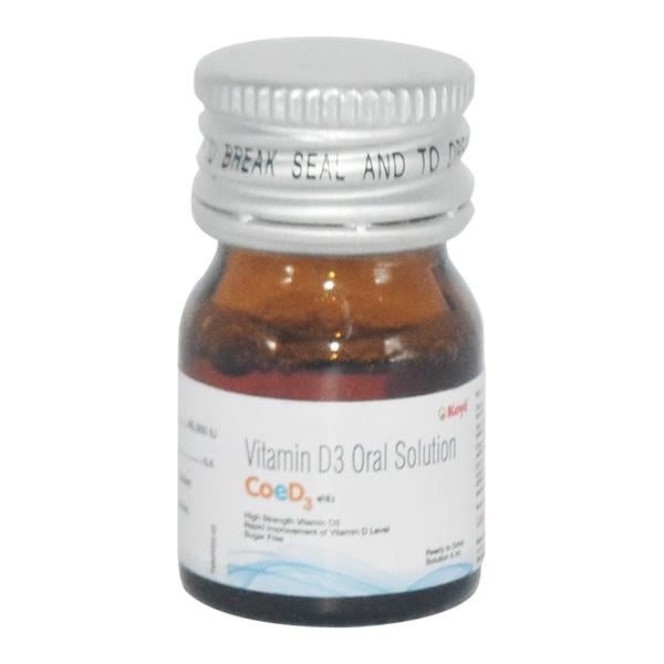 COE D3 Sugar Free 60000IU Solution 5ml