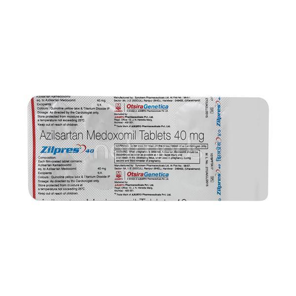 Zilpres 40mg Tablet 10'S