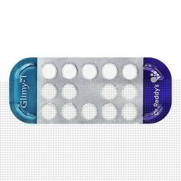 Glimy 1mg Tablet 14'S