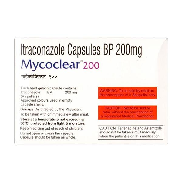 MYCOCLEAR 200 Capsule 10's
