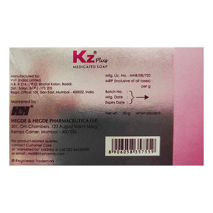 KZ PLUS MEDICATED Soap 50g - Global Surgicals