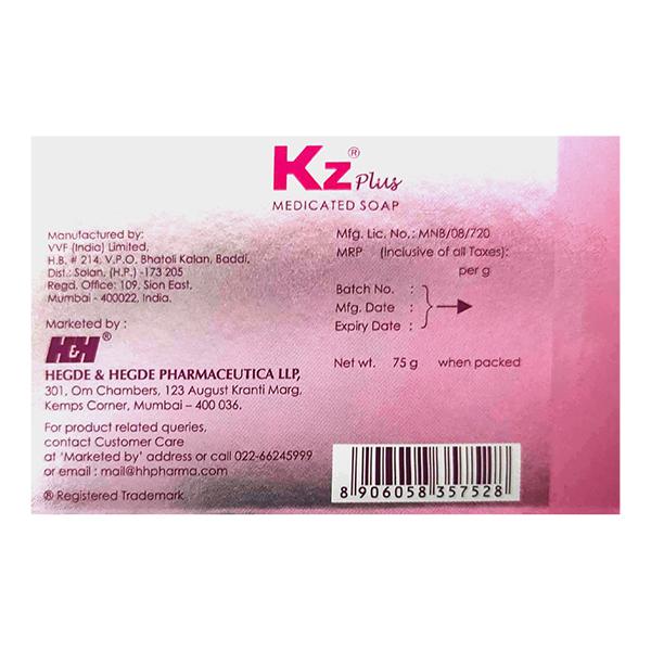 KZ PLUS MEDICATED Soap 75g - Global Surgicals