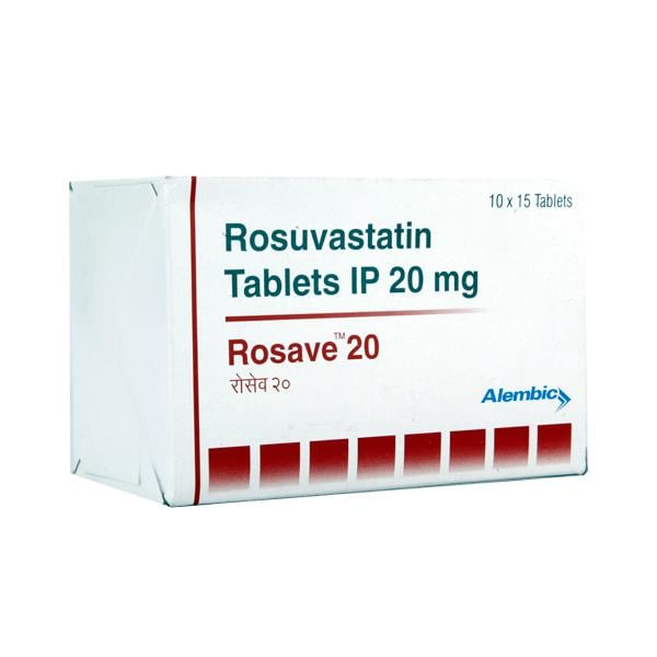 Rosave 20mg Tablet 15'S