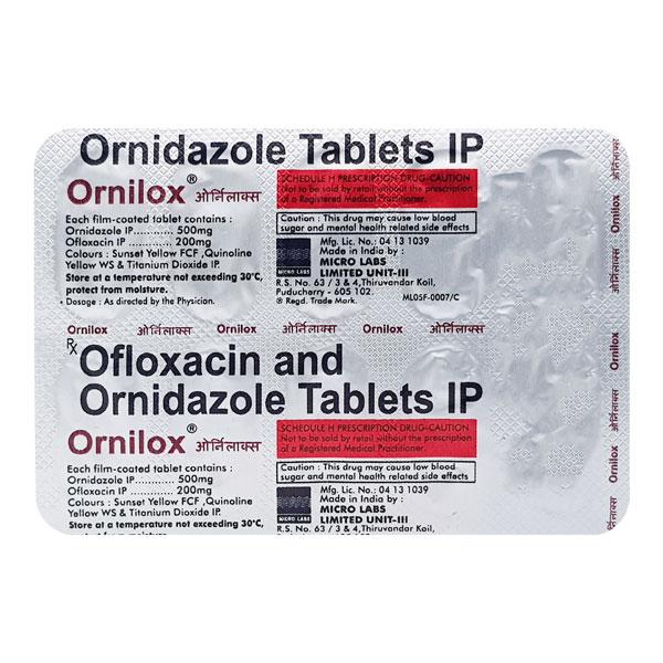 Ornilox Tablet 10'S