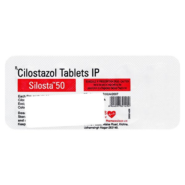 SILOSTA 50 Tablet 10's