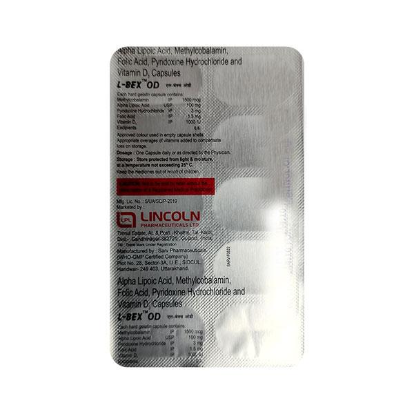 L BEX OD Capsule 10's - Global Surgicals