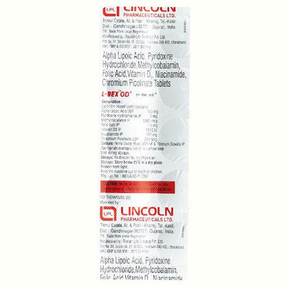 L Bex OD Tablet 10'S - Global Surgicals