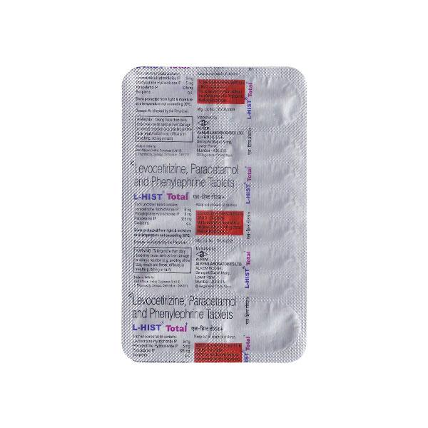 L HIST TOTAL+ Tablet 10's - Global Surgicals