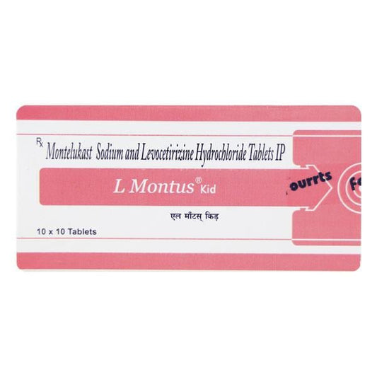 L Montus Kid Tablet 10'S - Global Surgicals