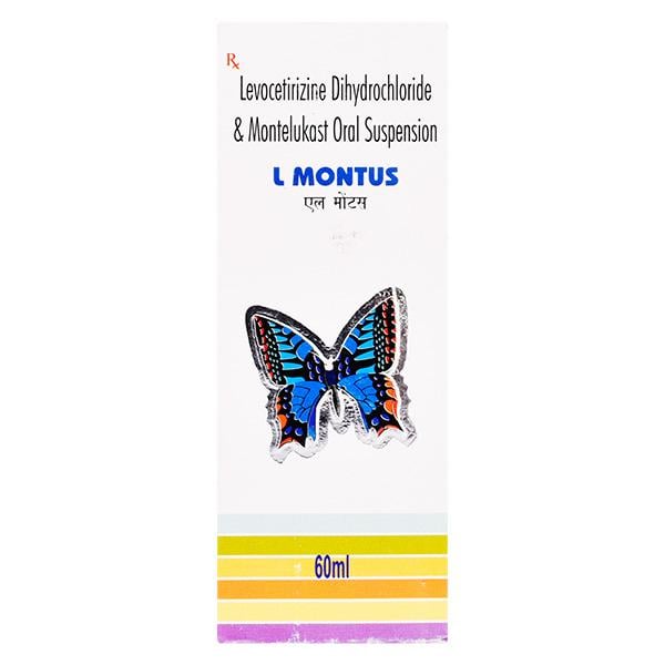 L MONTUS Oral Suspension 60ml - Global Surgicals