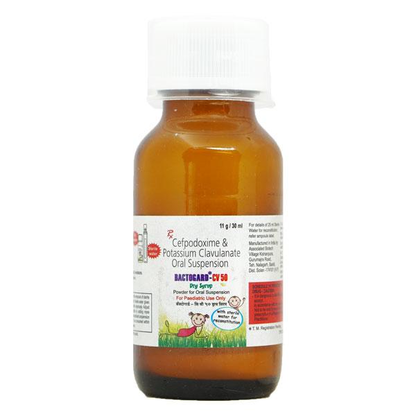 Bactogard CV 50mg Dry Syrup 30ml