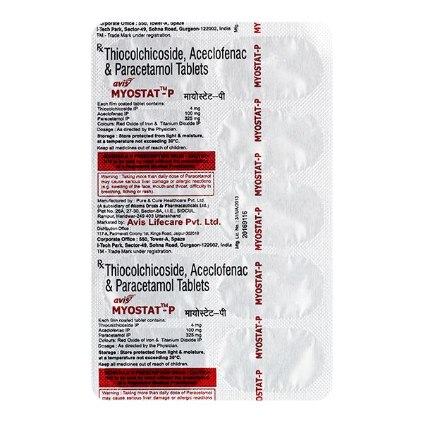 MYOSTAT P Tablet 10's