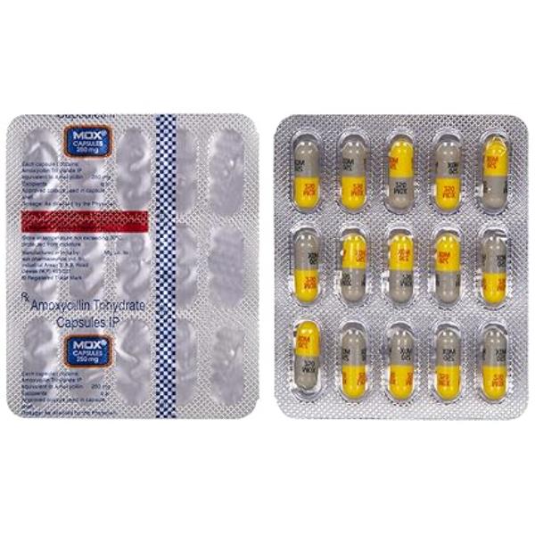 MOX 250mg Capsule 15'S