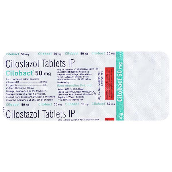 CILOBACT 50mg Tablet 10's