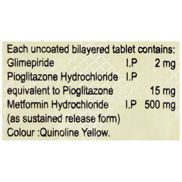 TRIGLUCOBEAT 2mg Tablet 10's