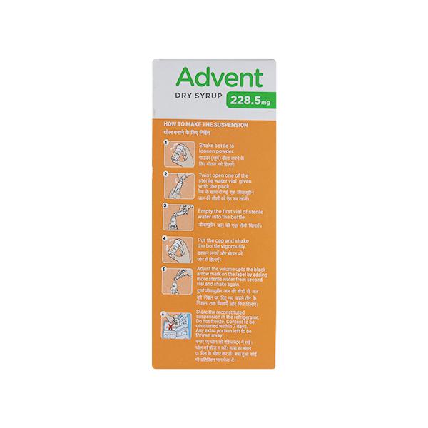 ADVENT TANGY ORANGE FLAVOUR 228.5mg Dry Syrup 60ml