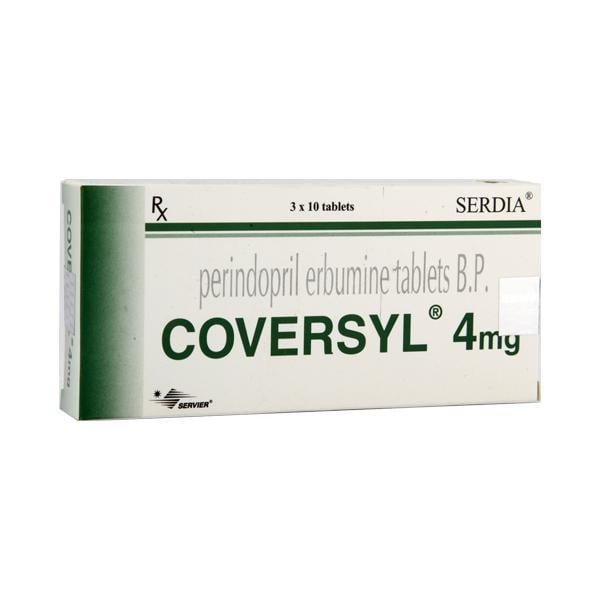 Coversyl 4mg Tablet 10'S