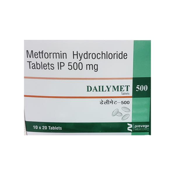 DAILYMET 500 Tablet 20's