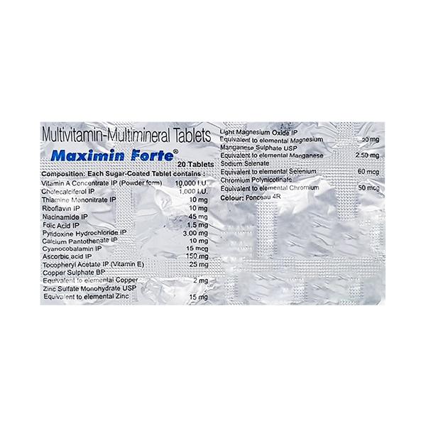 Maximin Forte Tablet 20'S
