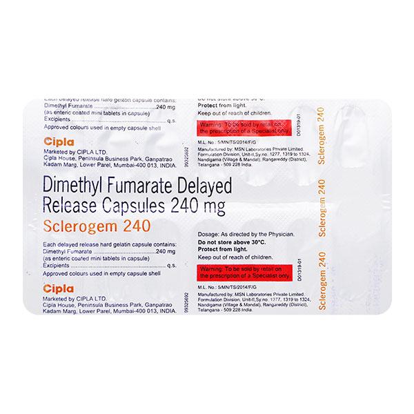 SCLEROGEM 240 Capsule 14's