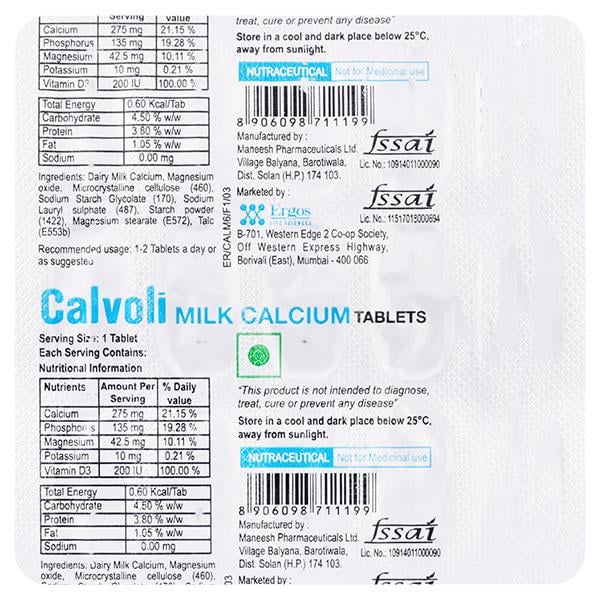 CALVOLI Tablet 15's