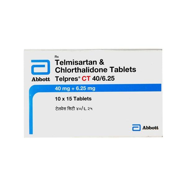 Telpres Ct 40/6.25Mg Tablet 15's