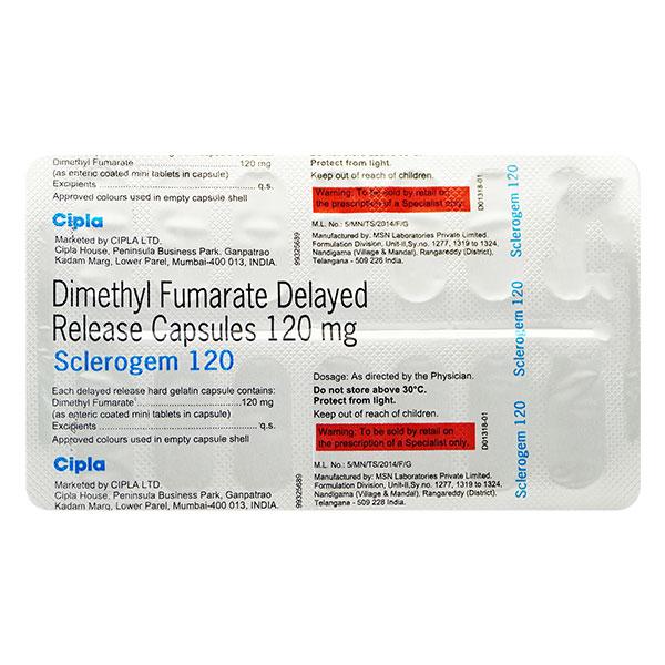 SCLEROGEM 120 Capsule 14's
