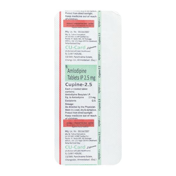 CUPINE 2.5 Tablet 10's