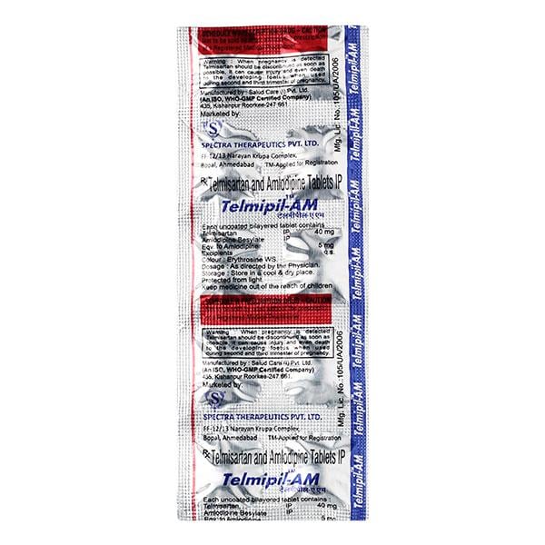 TELMIPIL AM 40 Tablet 10's