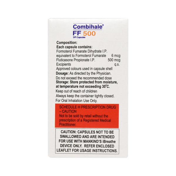 COMBIHALE FF 500 DPI Capsule 30's