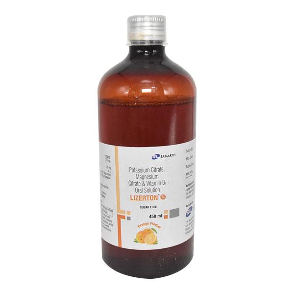 LIZERTON B6 SUGAR FREE ORANGE FLAVOUR Oral Solution 450ml