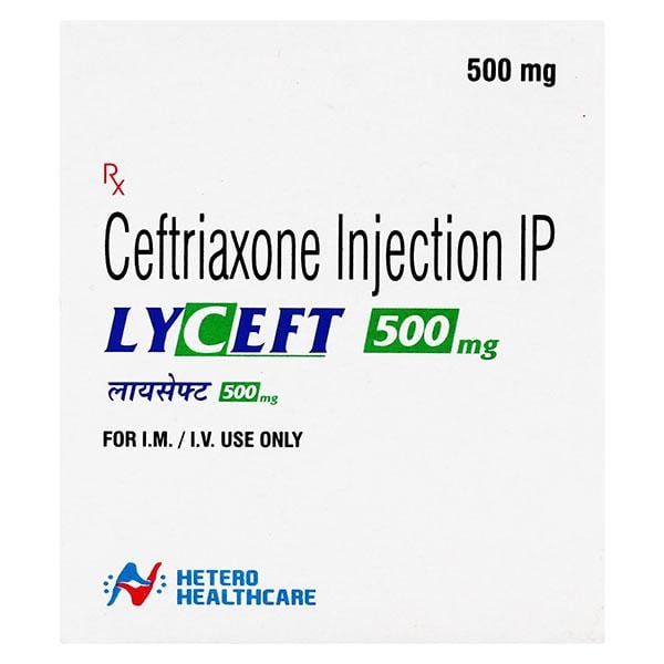 LYCEFT 500mg Injection 1's