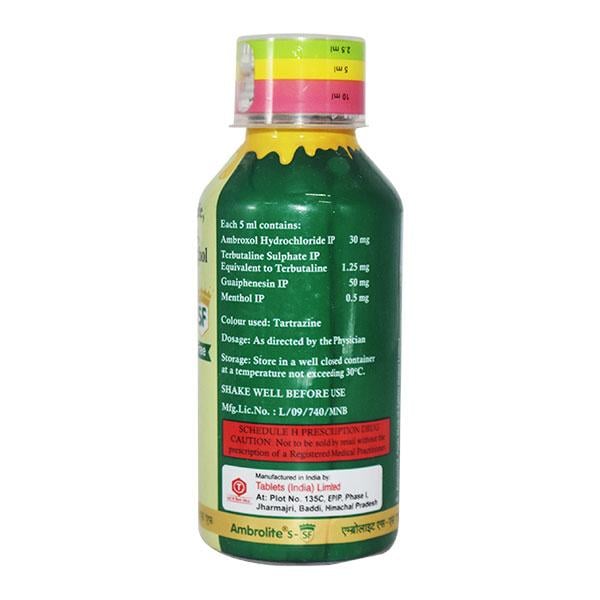 AMBROLITE S SF Syrup 100ml