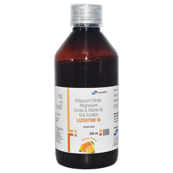 LIZERTON B6 SUGAR FREE ORANGE FLAVOUR Oral Solution 200ml