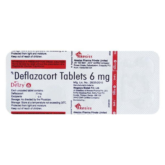 Delzy 6mg Tablet 10'S