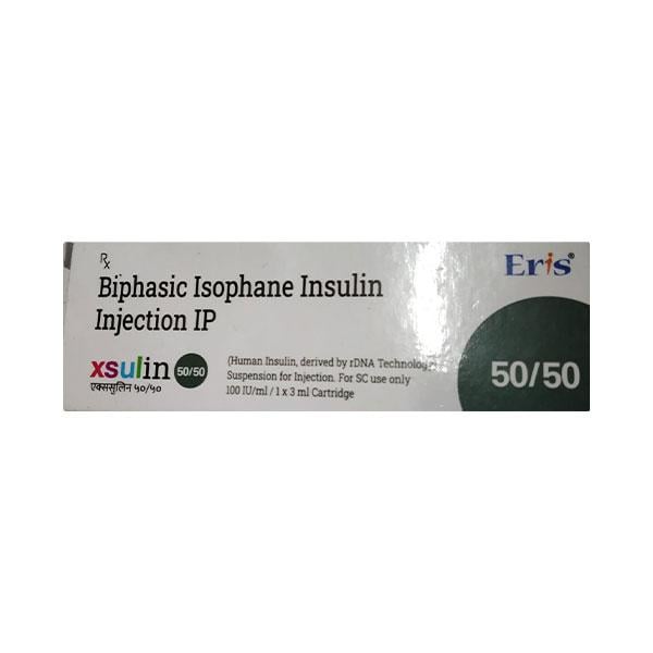 XSULIN 50/50 100iu Cartridge 3ml