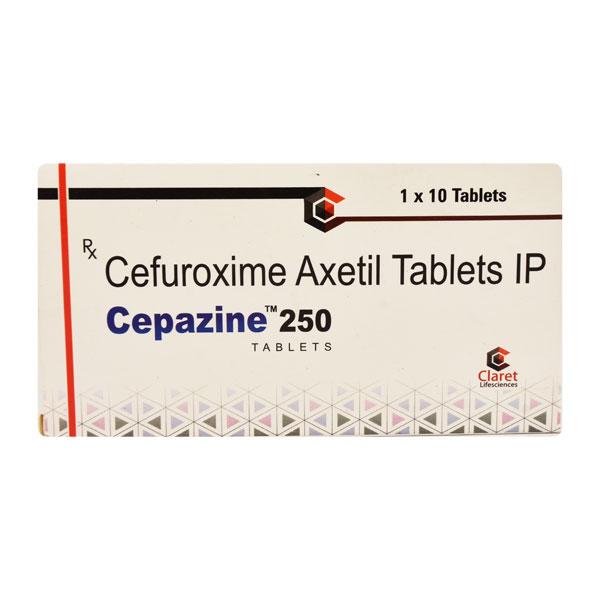 CEPAZINE 250 Tablet 10's