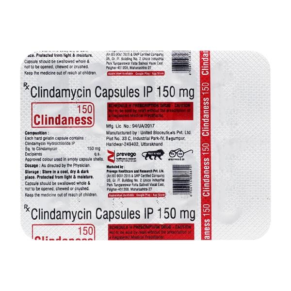 CLINDANESS 150 Capsule 10's