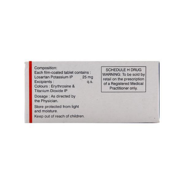 Alsartan 25mg Tablet 10'S
