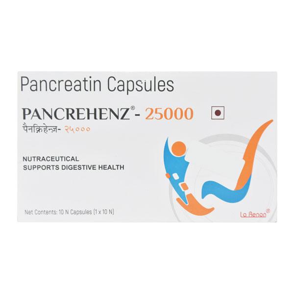 Pancrehenz 25000 Capsule 10'S