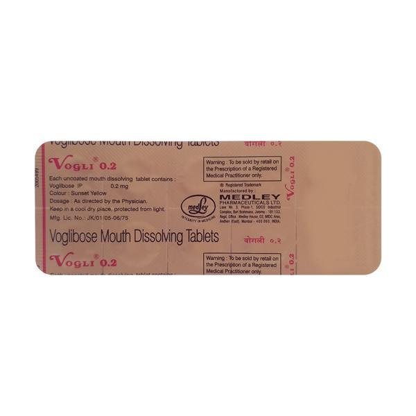 Vogli 0.2mg Tablet 10'S