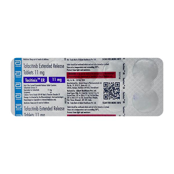 TACITINIX ER 11mg Tablet 10's