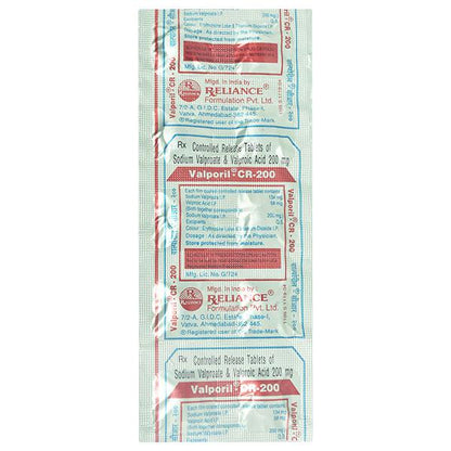 VALPORIL CR 200mg Tablet 10's