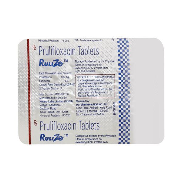 Rulizo 600mg Tablet 5'S